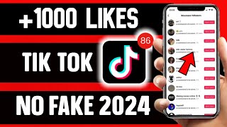 TUTO COMMENT AVOIR BEAUCOUP DE LIKES SUR TIK TOK EN 2024 NO FAKE [upl. by Juan]