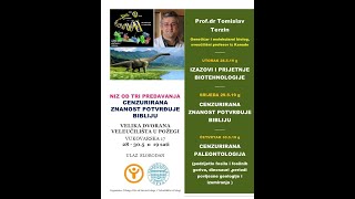 Tomislav Terzin  Cenzurirana znanost potvrđuje Bibliju [upl. by Meakem]