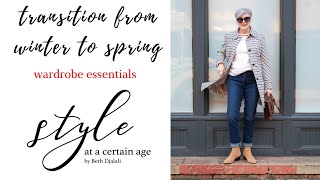 transition from winter to spring with classic wardrobe staples [upl. by Acirederf723]