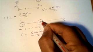 Gravitational Potential Energy derivation [upl. by Hutchinson]