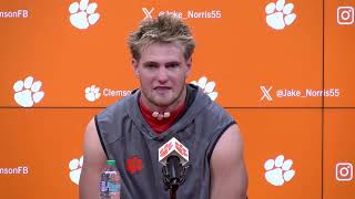 Jake Briningstool talks Clemson offense playmakers maturity [upl. by Yecies128]