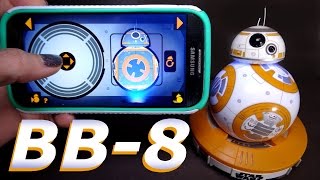 Unboxing and Testing BB8 AppEnabled Droid  SPHERO Star Wars Toy [upl. by Leidba]