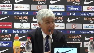 Gasperini non risponde a un giornalista “Voleva pubblicare una bufala” [upl. by Lemaj]