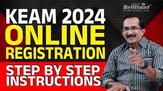 KEAM 2024 Online Registration  Step by Step Instructions [upl. by Maiocco]