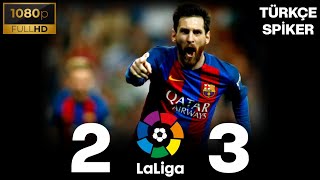 Real Madrid 23 Barcelona  TÜRKÇE SPİKER HD • Efsane bir maç [upl. by Ardnak713]