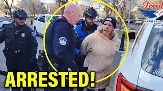 MAGA Insurrectionist Ashley Babbitts mother ARRESTED on Jan 6 anniversary [upl. by Obola]