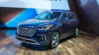 2017 Hyundai Santa Fe Review system acceleration [upl. by Namijneb635]