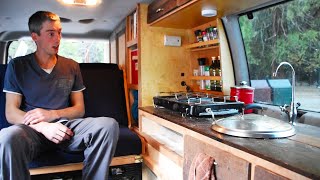 Engineer shows how to convert a van in 7 days and a 1000 budget [upl. by Borgeson]