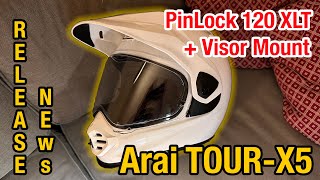 Arai TourX5 Function amp PinLock Visor Design [upl. by Downe554]