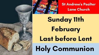 St Andrews Psalter Lane Church Service of Holy Communion on Sunday 11th February 2024 [upl. by Beker]