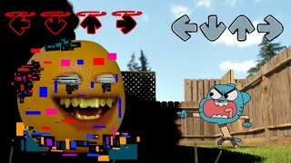 Annoying Orange VS Gumball Glitch in Friday Night Funkin’ [upl. by Nonek]