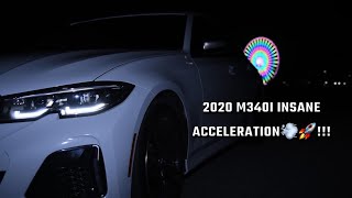 2020 M340i Acceleration  Late Night Run POV bmw m340i b58 [upl. by Vyky]