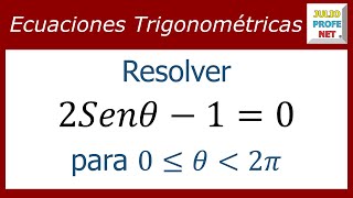 ECUACIONES TRIGONOMÉTRICAS  Ejercicio 1 [upl. by Pugh]