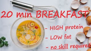 Tytanium Chef EASY 20 min Healthy Breakfast Burrito  High Protein Low Fat Breffus Tutorial [upl. by Ardnic969]