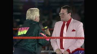 Jim Cornette debuts in the WWF Bobby The Brain Heenan marks out 1993 [upl. by Putnem525]