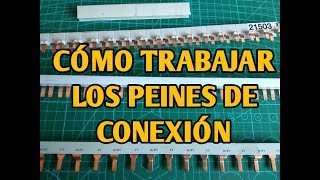 TÉCNICA PARA TRABAJAR LOS PEINES DE CONEXIÓN [upl. by Maribeth823]