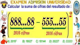 Examen CALLAO Admisión Universidad UNAC Razonamiento Inductivo Solucionario [upl. by Aoniak]