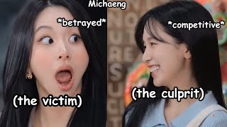 twice chaeyoung betrayed by mina ft Michaeng moments she deceive her members [upl. by Averat67]