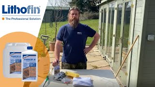 How to Seal Indian Sandstone Paving using Lithofin Products [upl. by Helge635]