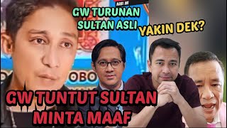 SOMASI RAFFI AHMAD DAN ANDRE TAULANY DAUS NGAKU TURUNAN SULTAN GELAR SULTAN TIDAK BOLE DIPAKAI [upl. by Eyahs]