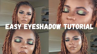 Easy Mattalic Green Eyeshadow Tutorial  Arie Amore [upl. by Handel]