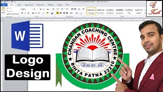 How to make a Education logo Design in Microsoft word [upl. by Satsok949]