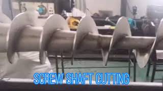 Volute Screw Press Main Shaft Machining [upl. by Ij676]