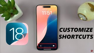 iOS 18 How To Customize Lock Screen Shortcuts On iPhone [upl. by Elijah]