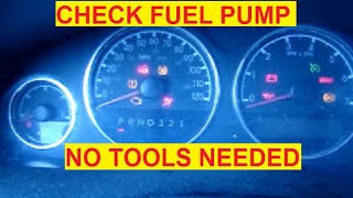 How to tell if a fuel pump is working with no tools  Fast [upl. by Elleuqar]