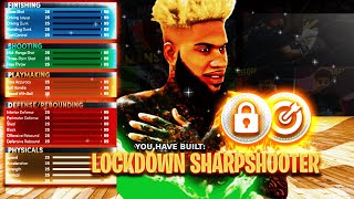 BEST LOCKDOWN SHARPSHOOTER DEMI GOD BUILD IN NBA 2k24 REMAKE [upl. by Maggio780]