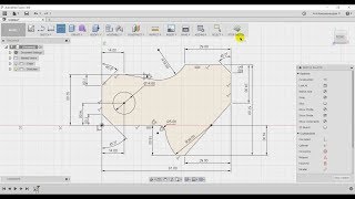 Autodesk Fusion 360 Tutorial  Sketching Exercise 1 [upl. by Berky]