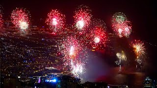 Passagem de Ano na Madeira 20212022 I New Years Eve in MadeiraFireworks show [upl. by Aisiram]