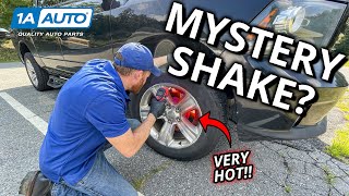 Shaking Pulling Steering Wheel How to Diagnose a Seized Brake Caliper [upl. by Tamqrah]