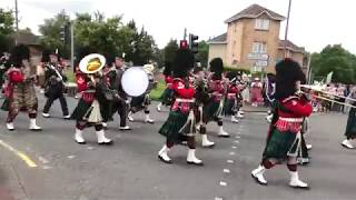 The Linlithgow Marches 2019  The Royal Regiment of Scotland  Part 14 4KUHD [upl. by Erotavlas]