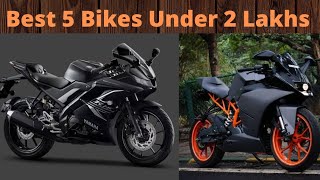 Best Bike Under 2 Lakh in India  Best Bike Under 2 Lakh  Top 5 Bikes Under 2 Lakh in India [upl. by Ynattib]