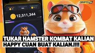 TUKARKAN HAMSTER KOMBAT KALIAN DISINI HAPPY CUAN BUAT KALIANIKUTI EVENTNYA DI BITTIME EXCHANGE [upl. by Bullion60]