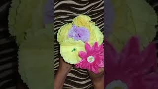 guldasta craft ideasplastic bottle flower vase guldasta  banane ka tarika [upl. by Dugald]