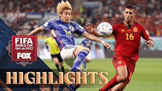 Japan vs Spain Highlights  2022 FIFA World Cup [upl. by Letsirk611]