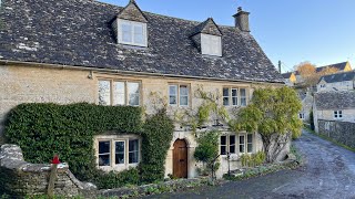 The Hidden Gem of Bisley ENGLAND Autumn Walk in the COTSWOLDS [upl. by Burney]