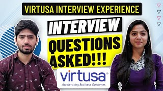 Virtusa Interview Experience Interview Process Java developer  Questions Asked Training Details [upl. by Berstine991]