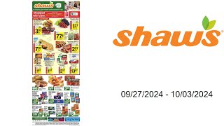 Shaws Weekly Ad US  09272024  10032024 [upl. by Eiryt]