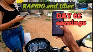 My full time RAPIDO and Uber baki taxiin Hyderabad DAY02 [upl. by Brietta]