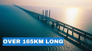 The longest bridge in the world DanyangKunshan Grand Bridge [upl. by Eehc]