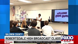 FOX10s Lenise Ligon visits Robertsdale High School broadcast class [upl. by Shah454]