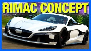 Forza Horizon 4  RIMAC DRAG RACING MONSTER Rimac CTwo Customization [upl. by Jen]