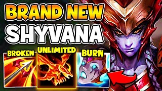 SHYVANA HAS AN UNLIMITED ULT WITH THE REWORKED RUNAANS PERMANENT DRAGON FORM [upl. by Wagoner]