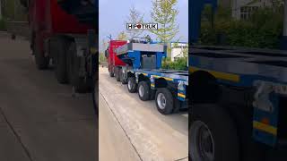 360Ton Hydraulic Platform Trailer by China HIPOTRUK heavyhaul [upl. by Gui389]