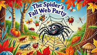 The Spider’s Fall Web Party  Fun Fall Song for Kids  Sing Along with Bugs and Leaves [upl. by Nicodemus]