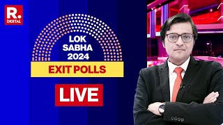 Elections 2024 Exit Poll Results LIVE Indias Biggest Election Coverage With Arnab  Republic LIVE [upl. by Swerdna]