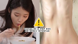 DIETAS DE KPOP QUE NO DEBES INTENTAR 🙅🏻‍♀️⚠️ [upl. by Tra]